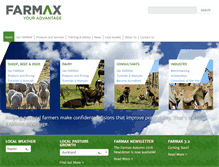 Tablet Screenshot of farmax.co.nz